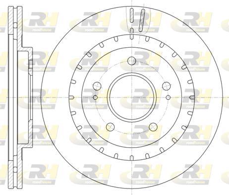 Roadhouse 61137.10 - Гальмівний диск autocars.com.ua