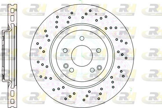 Roadhouse 61138.10 - Гальмівний диск autocars.com.ua