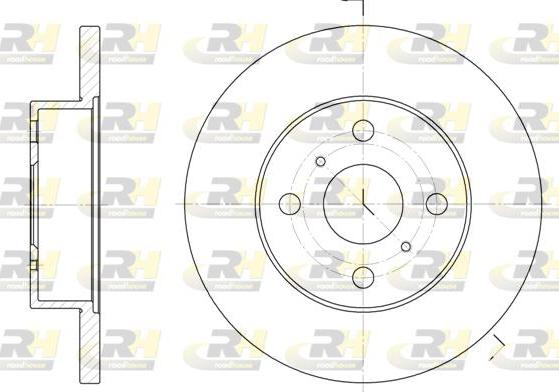 Roadhouse 6114.00 - Гальмівний диск autocars.com.ua