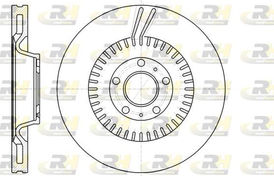 Roadhouse 61154.10 - Гальмівний диск autocars.com.ua