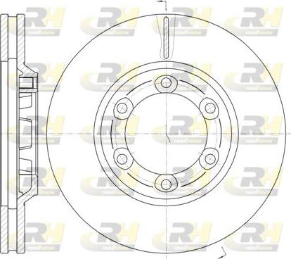 Roadhouse 61163.10 - Тормозной диск avtokuzovplus.com.ua