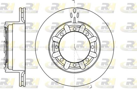 Roadhouse 61170.10 - Гальмівний диск autocars.com.ua