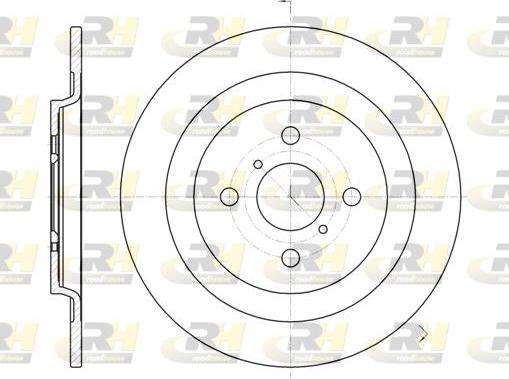 Roadhouse 61173.00 - Гальмівний диск autocars.com.ua