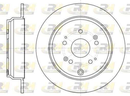 Roadhouse 61174.00 - Гальмівний диск autocars.com.ua