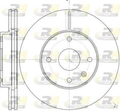 Roadhouse 61181.10 - Тормозной диск avtokuzovplus.com.ua