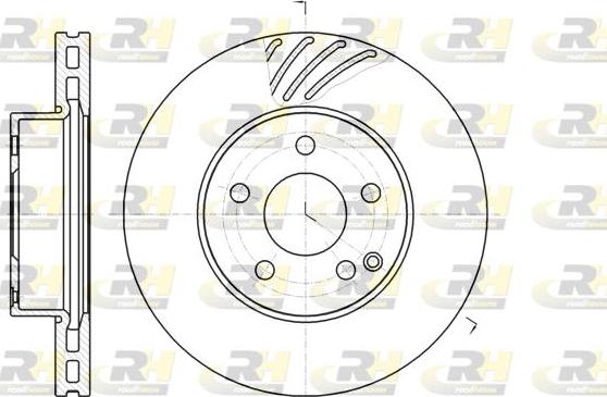 Roadhouse 61184.10 - Гальмівний диск autocars.com.ua