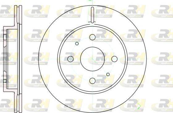 Roadhouse 61190.10 - Гальмівний диск autocars.com.ua