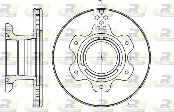 Roadhouse 61191.10 - Гальмівний диск autocars.com.ua