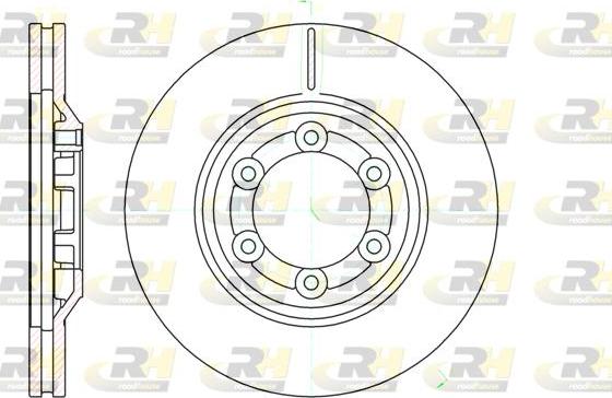 Roadhouse 61193.10 - Гальмівний диск autocars.com.ua