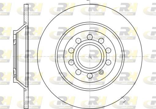 Roadhouse 61207.00 - Гальмівний диск autocars.com.ua