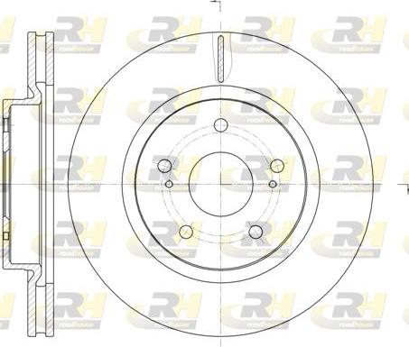 Roadhouse 61212.10 - Гальмівний диск autocars.com.ua