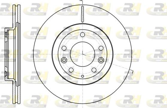 Roadhouse 61215.10 - Гальмівний диск autocars.com.ua