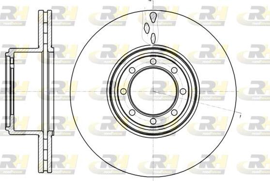 Roadhouse 61216.10 - Гальмівний диск autocars.com.ua