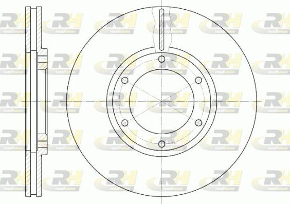 Roadhouse 61240.10 - Гальмівний диск autocars.com.ua