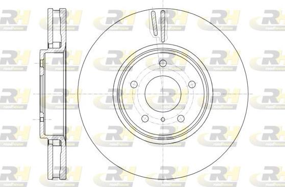 Roadhouse 61244.10 - Гальмівний диск autocars.com.ua