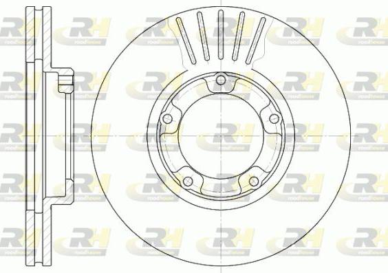 Roadhouse 61247.10 - Тормозной диск avtokuzovplus.com.ua