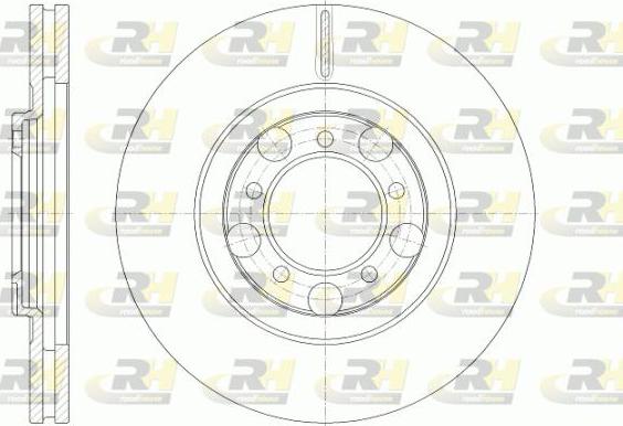 Roadhouse 61249.10 - Тормозной диск avtokuzovplus.com.ua