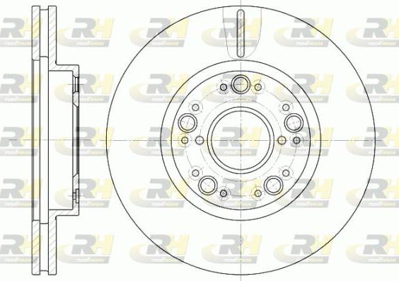 Roadhouse 61251.10 - Тормозной диск avtokuzovplus.com.ua