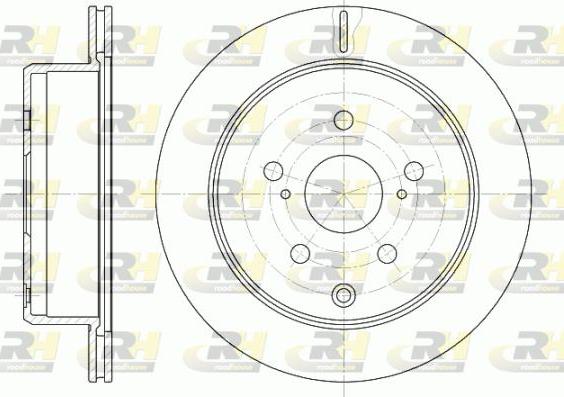 Roadhouse 61253.10 - Гальмівний диск autocars.com.ua