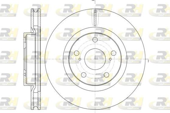 Roadhouse 61259.10 - Тормозной диск avtokuzovplus.com.ua