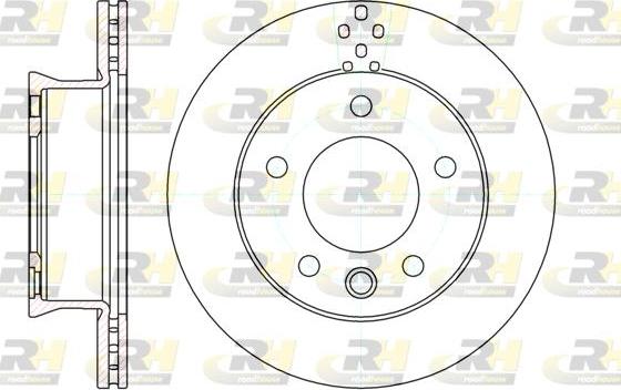 Roadhouse 61275.10 - Гальмівний диск autocars.com.ua