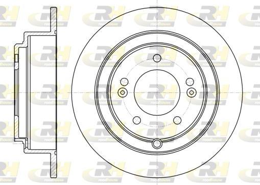 Roadhouse 61276.00 - Гальмівний диск autocars.com.ua