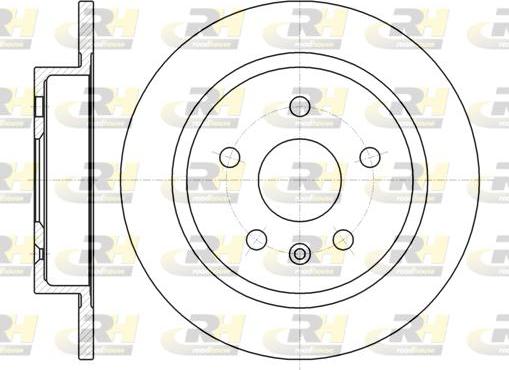 Roadhouse 61279.00 - Гальмівний диск autocars.com.ua