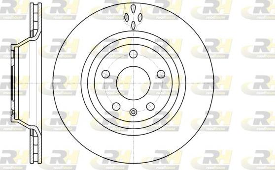 Roadhouse 61281.10 - Тормозной диск avtokuzovplus.com.ua