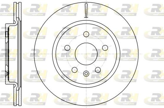 Roadhouse 61284.10 - Гальмівний диск autocars.com.ua