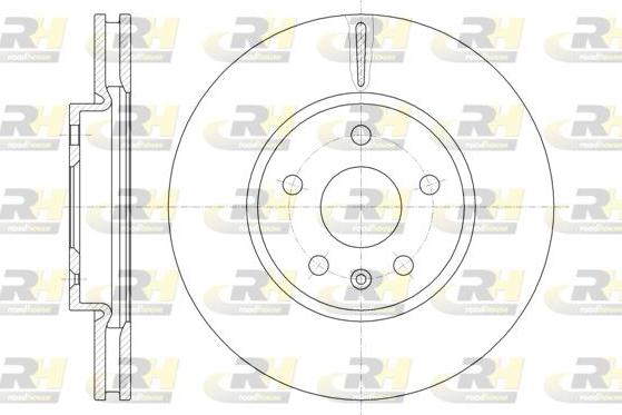 Roadhouse 61286.10 - Гальмівний диск autocars.com.ua