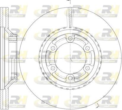 Roadhouse 61288.10 - Тормозной диск avtokuzovplus.com.ua