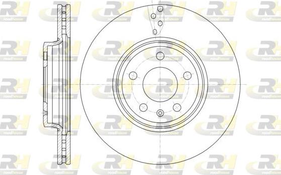 Roadhouse 61292.10 - Гальмівний диск autocars.com.ua