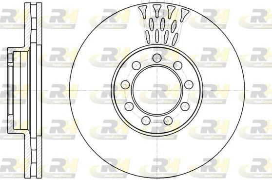 Roadhouse 61298.10 - Гальмівний диск autocars.com.ua