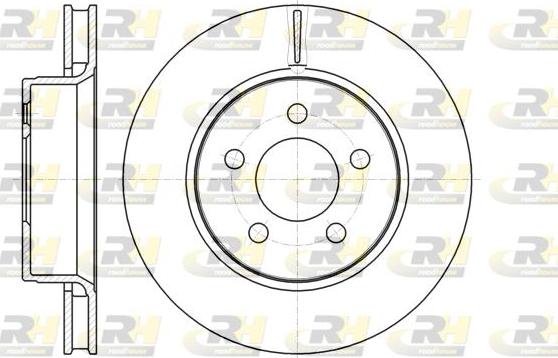 Roadhouse 61301.10 - Тормозной диск avtokuzovplus.com.ua