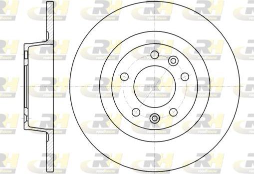 Roadhouse 61312.00 - Гальмівний диск autocars.com.ua