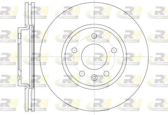 Roadhouse 61314.10 - Тормозной диск avtokuzovplus.com.ua