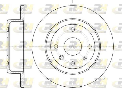 Roadhouse 61321.00 - Гальмівний диск autocars.com.ua