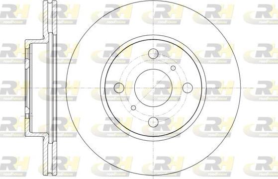 Roadhouse 61332.10 - Гальмівний диск autocars.com.ua