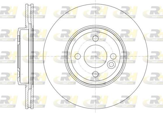 Roadhouse 61334.10 - Гальмівний диск autocars.com.ua