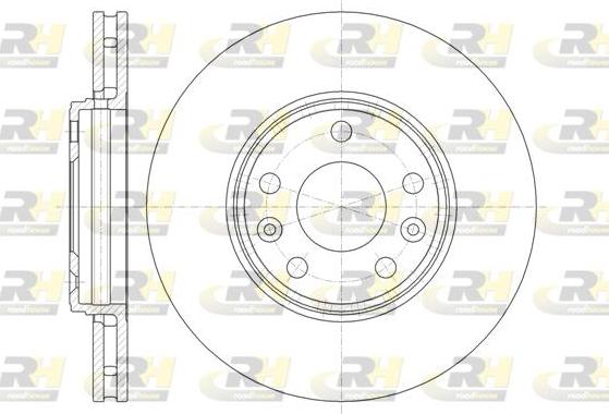 Roadhouse 61344.10 - Гальмівний диск autocars.com.ua