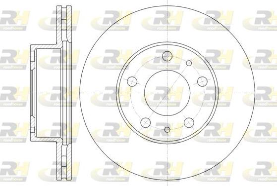 Roadhouse 61351.10 - Тормозной диск avtokuzovplus.com.ua