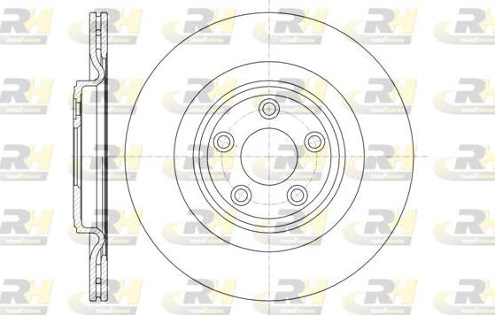 Roadhouse 61375.10 - Гальмівний диск autocars.com.ua