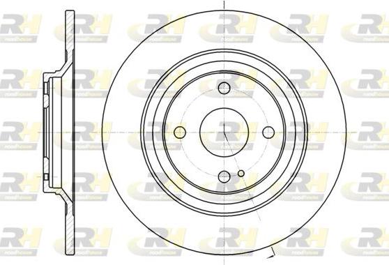 Roadhouse 61379.00 - Гальмівний диск autocars.com.ua