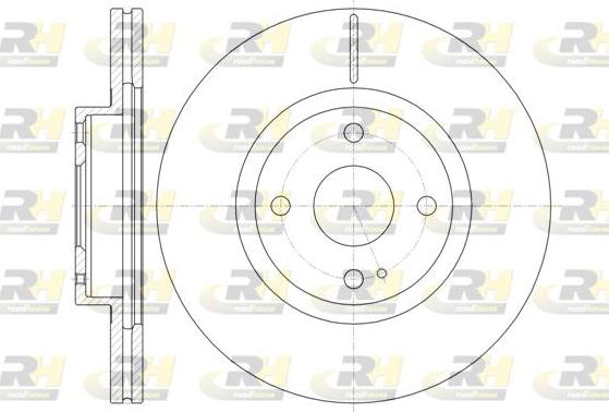 Roadhouse 61380.10 - Гальмівний диск autocars.com.ua