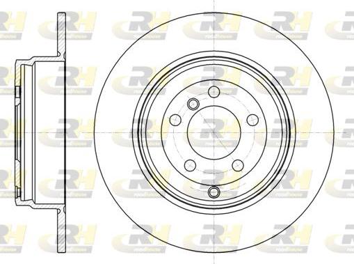 Roadhouse 61381.00 - Гальмівний диск autocars.com.ua