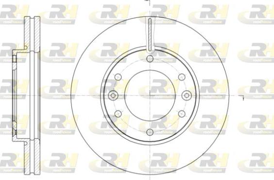 Roadhouse 61396.10 - Тормозной диск avtokuzovplus.com.ua