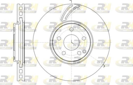 Roadhouse 61405.10 - Гальмівний диск autocars.com.ua