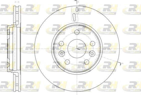 Roadhouse 61411.10 - Тормозной диск avtokuzovplus.com.ua