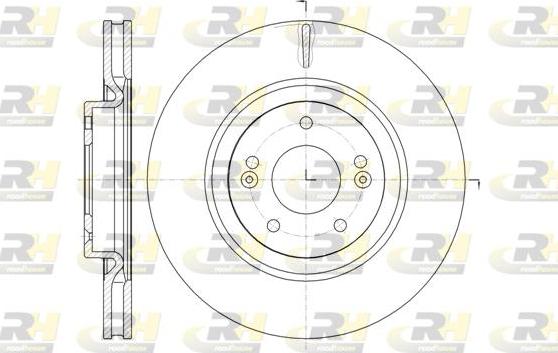 Roadhouse 61436.10 - Гальмівний диск autocars.com.ua