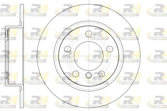 Roadhouse 61441.00 - Гальмівний диск autocars.com.ua